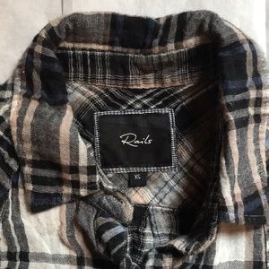 RAILS- Plaid flannel button-down